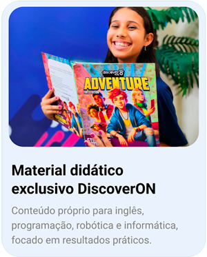 Material didático exclusivo DiscoverON